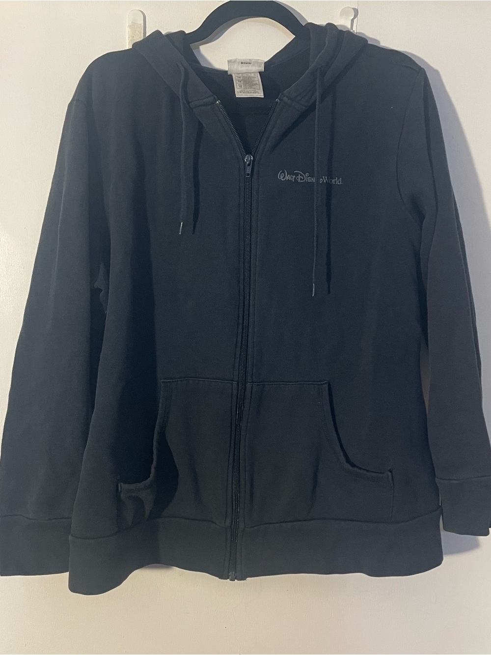 Disney Parks Black Zip Up Hoodie